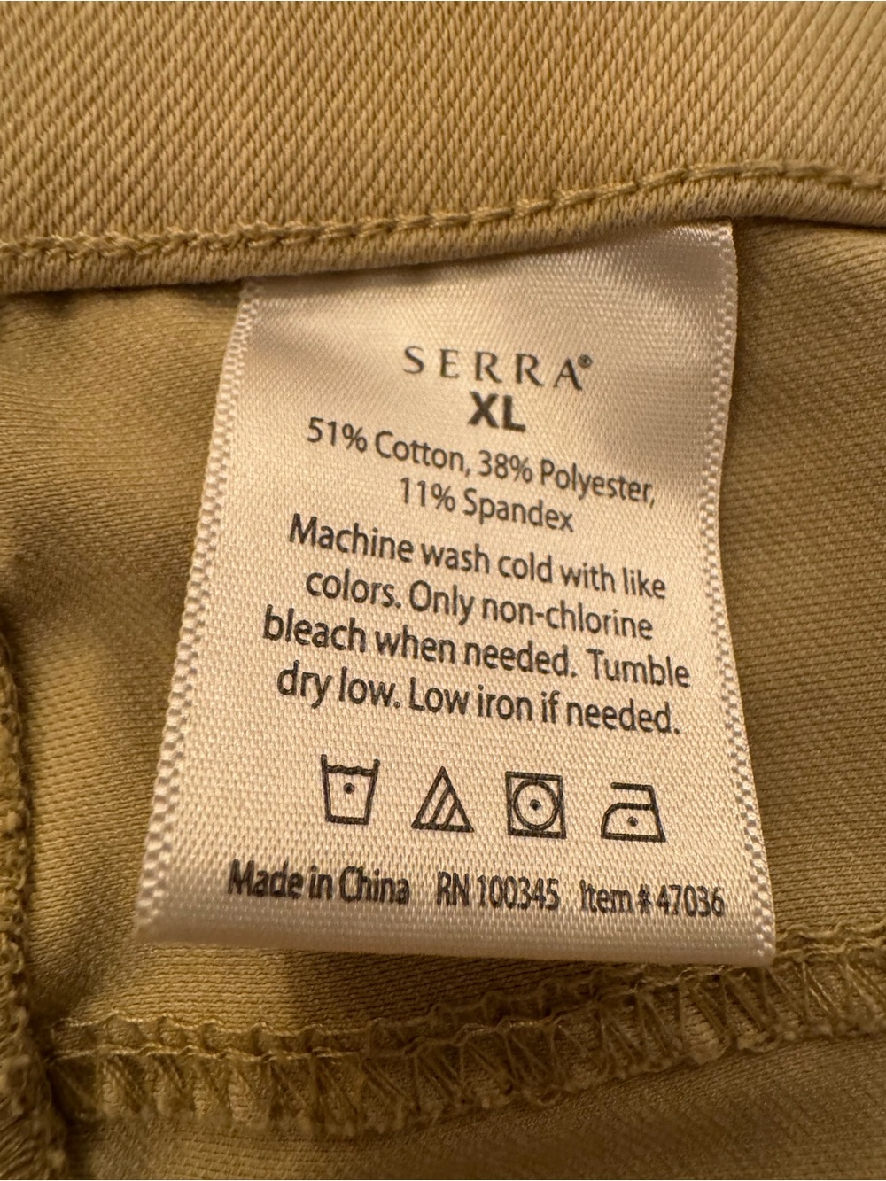 Serra Women's Ankle Cropped Pants in Mustard - Picture 2 of 5